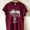 stussy NY LA tokyo london paris T Shirt