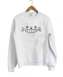 Totoro face funny Sweatshirts