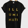 Illuminati font T-shirt