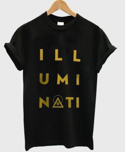 Illuminati font T-shirt