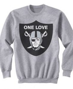 One Love Oakland Raiders Sweatshirt