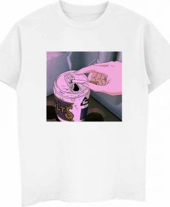 Sad smokes Anime T-Shirt