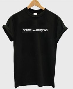 COMME des GARÇONS.Black T-shirt