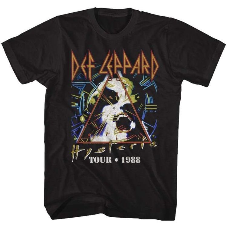 Def Leppard Hysteria 1988 T-shirt