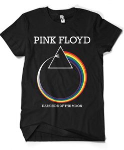 Pink Floyd band circle rainbow T-shirt