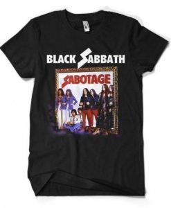 Black Sabbath Band Sabotage T-shirt