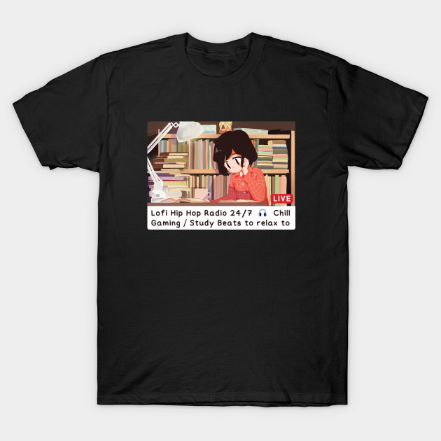 Lo-fi Study beat relax to T-Shirt
