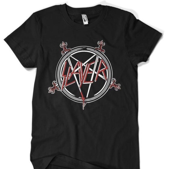 Slayer band logo Pentagram T-shirt