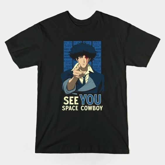 Space Cowboy Anime T-shirt