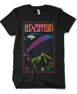 Led Zeppelin Concert Merch T-shirt