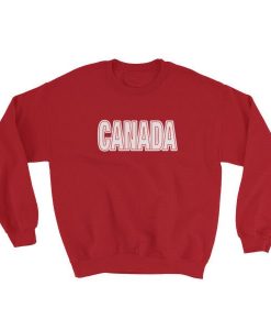 Canada White Type Sweatshirt