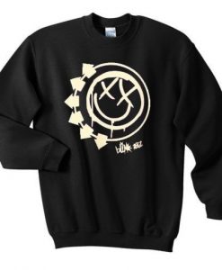 Blink 182 Band Smiley Sweatshirt