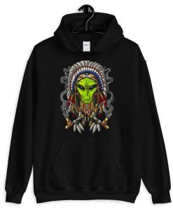 Native American Alien Hoodie