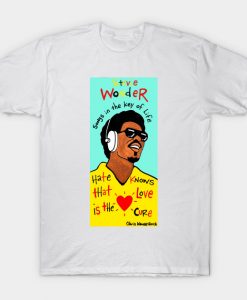 Stevie Wonder art T-shirt