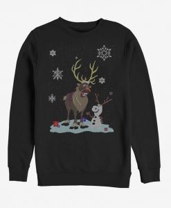 Snow and Deer Sweatshirt