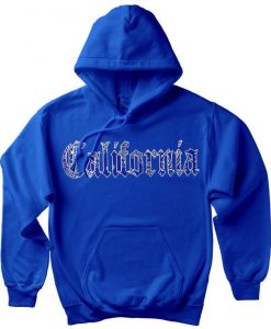 California Royal Blue Bandana Hoodie