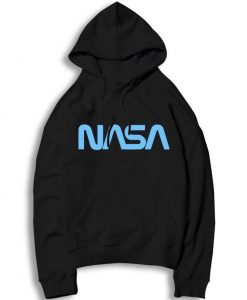 NASA Blue-Green Logo Hoodie