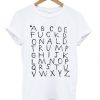 ABCDE Fuck donald trump T-shirt