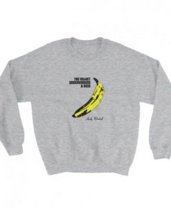 Andy Warhol Velvet Underground Sweatshirt Grey