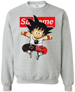 Goku BAPE x Supreme Sweatshirt