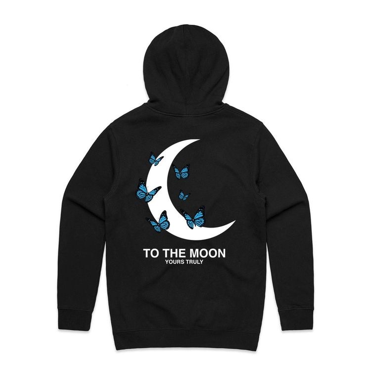 To the moon Yours Truly Hoodie