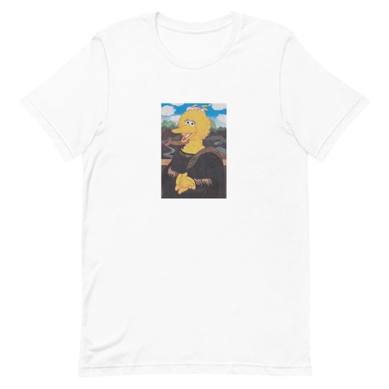 Big Bird Sesame Street Monalisa T-Shirt