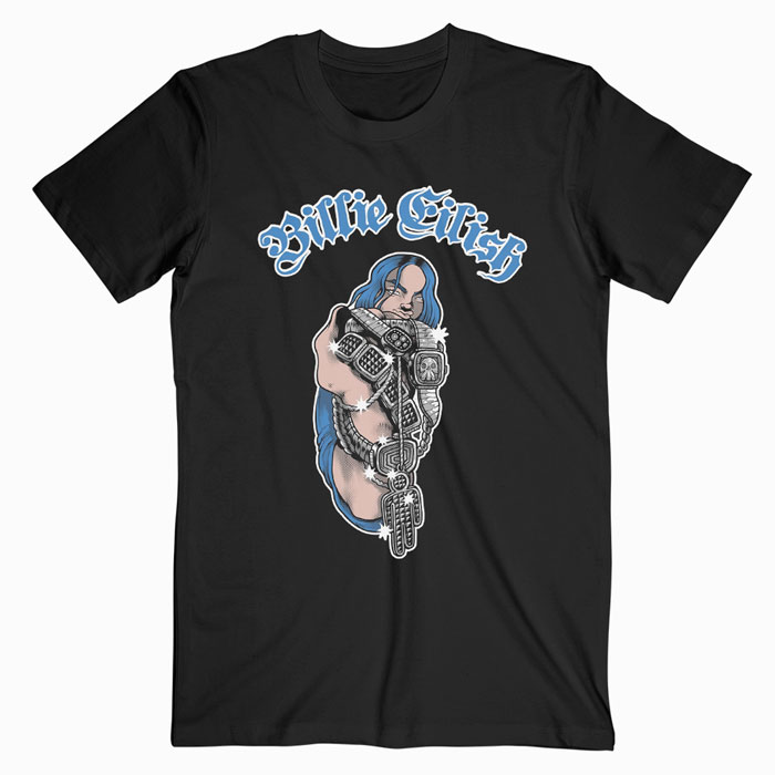 Billie Eilish fanart T-shirt