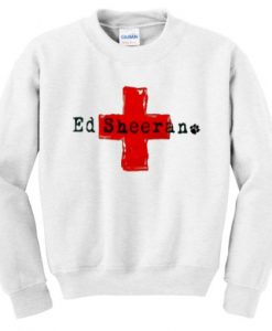 Ed Sheeran Red Cross Sweatshirt