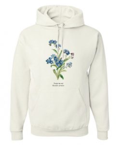 Forget Me Not Myosotis Sylvatica Hoodie