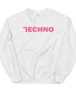 Techno Pink Font Sweatshirt