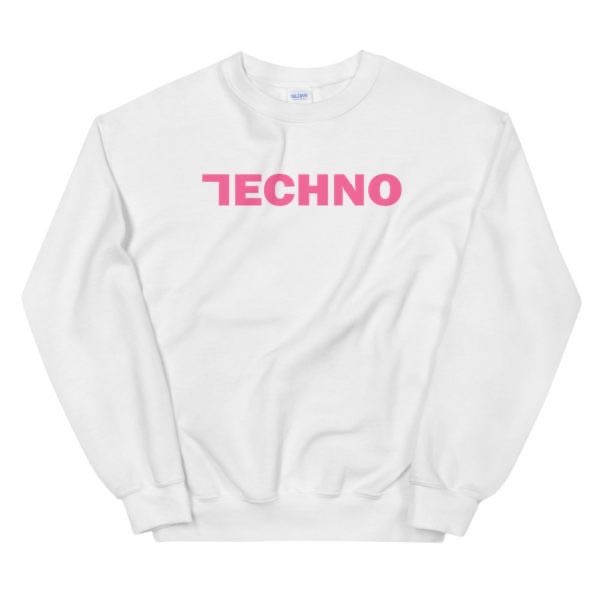 Techno Pink Font Sweatshirt