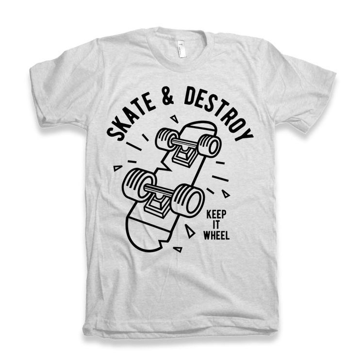 Skate & Destroy Skateboard T-shirt