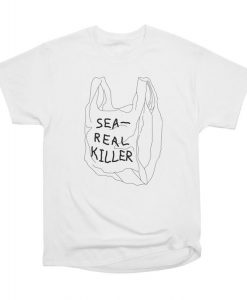 Plastic bag is sea real killer T-shirt