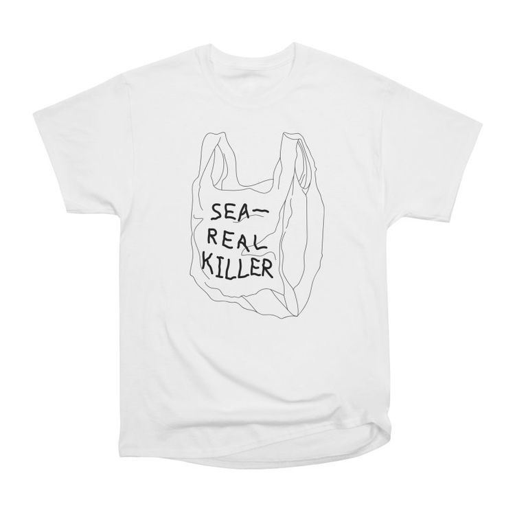 Plastic bag is sea real killer T-shirt