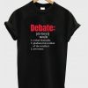 Debate -noun T-shirt