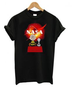 Snoopy and Charlie Brown Black Hole NASA T-shirt