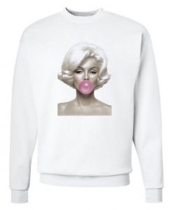 Marilyn Monroe Bubble Gum Sweatshirt