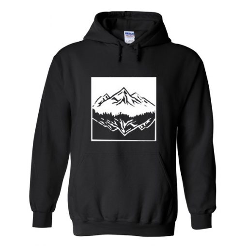 Mountain Upside Down Hoodie