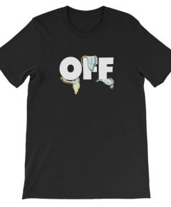 Off White Melting Clock T-Shirt