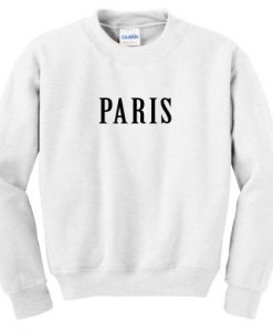 Paris Font Sweatshirt