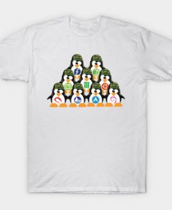 Penguin Army Distro Logo T-shirt