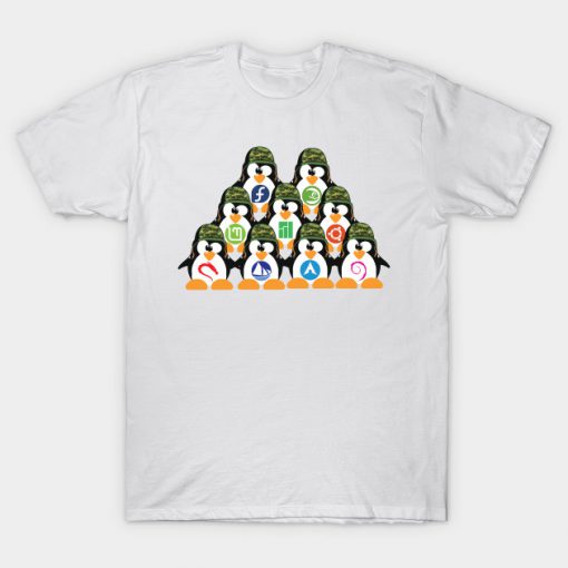 Penguin Army Distro Logo T-shirt