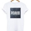 Space Force Moon Background T-shirt