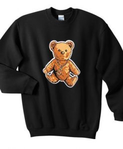 Teddy Bear Dollar Chain Sweatshirt