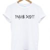 Travis Scott Name Logo T-shirt