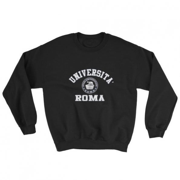 Universita Roma Sweatshirt Black