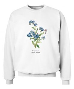 Forget me not Mysotis Sylvatica Sweatshirt