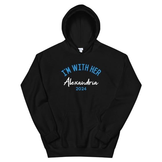 I'm With Her Alexandria 2024 Hoodie