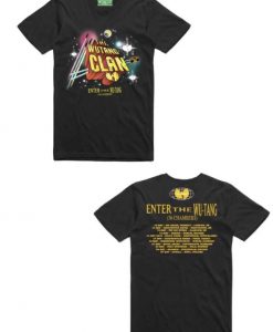 Wutang Clan Gods of Rap Tour 2019 T-shirt