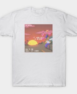 Aesthetic Simpsons it was all a dream T-shirt